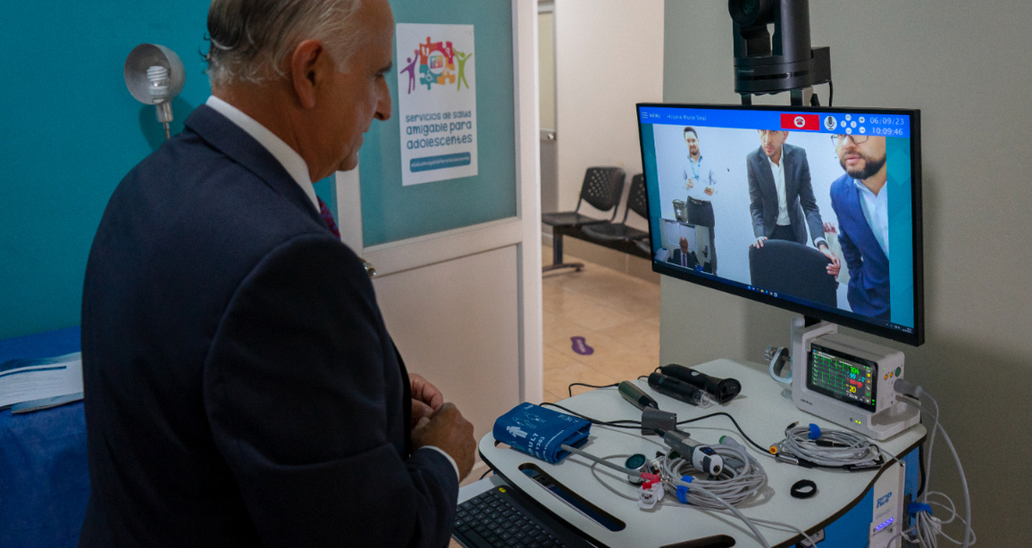 What role do governments play in implementing telemedicine in remote areas?